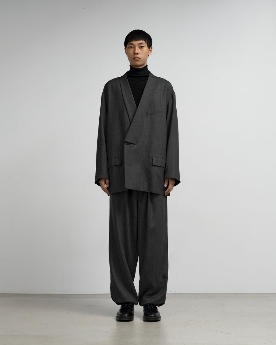 Melange Herringbone Stripe Samue Jacket