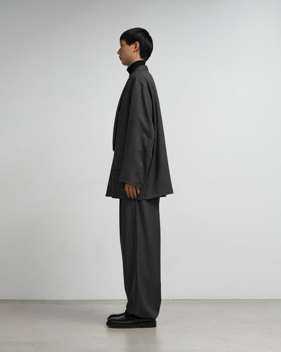 Melange Herringbone Stripe Samue Jacket