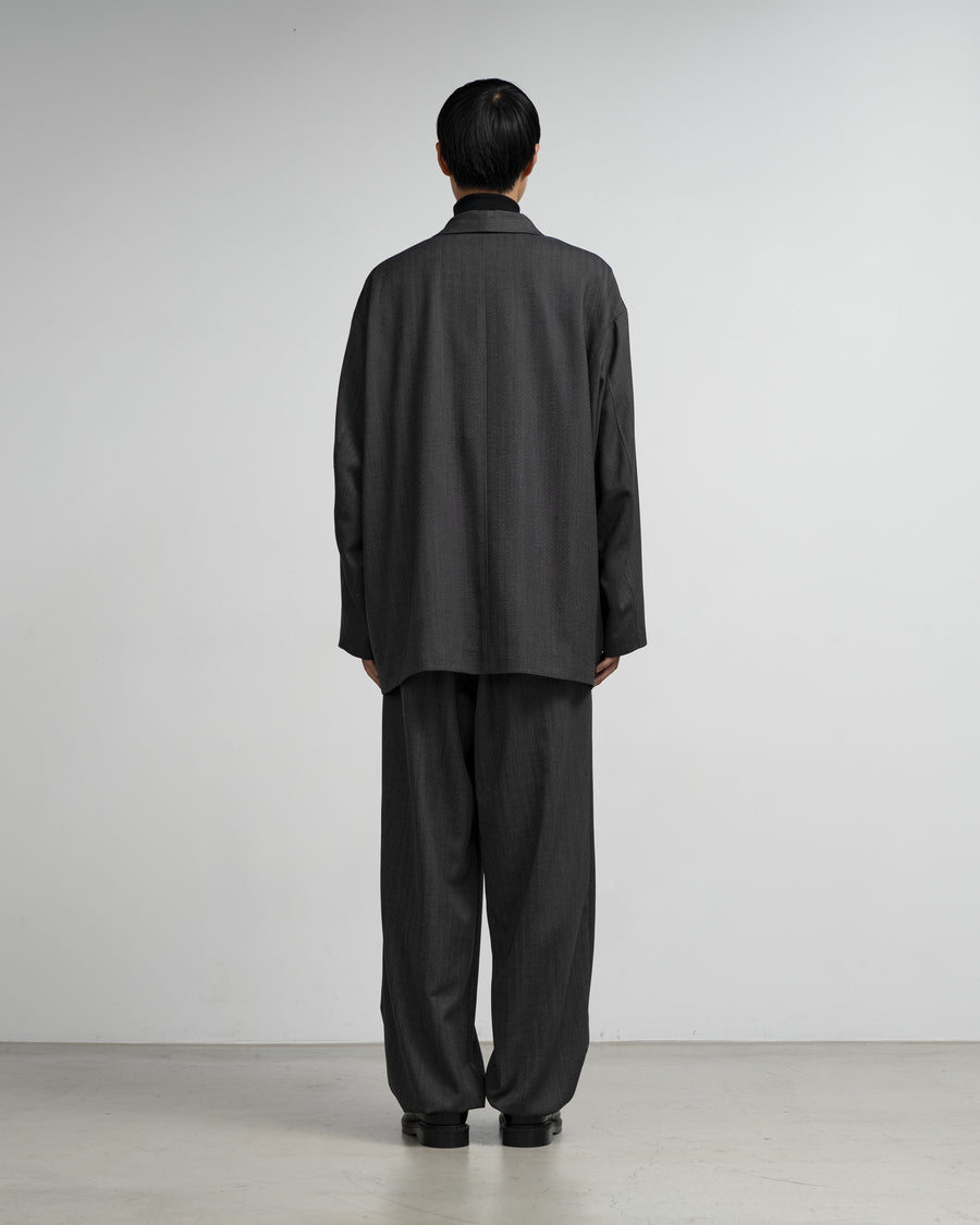 Melange Herringbone Stripe Samue Jacket