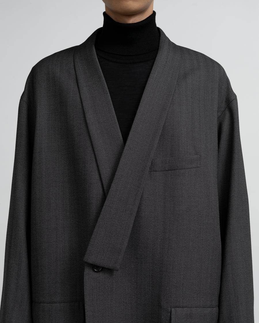 Melange Herringbone Stripe Samue Jacket