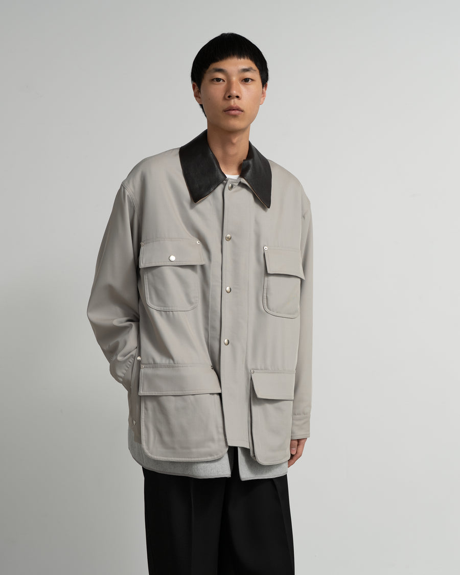 YOKE for Graphpaper WOOL NYLON GABARDINE COVERALL JACKET YOKE for Graphpaper WOOL NYLON GABARDINE COVERALL JACKET