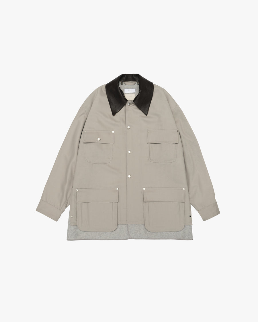 c*g様 YOKE for Graphpaper COVERALLJACKET YOKE for Graphpaper WOOL NYLON GABARDINE COVERALL JACKET