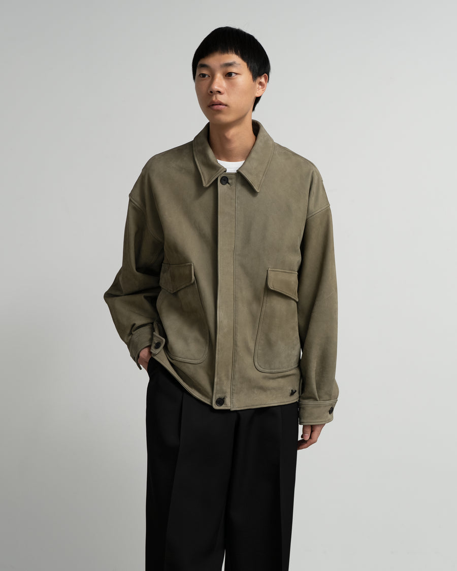 YOKE for Graphpaper COW NUBACK LEATHER BLOUSON