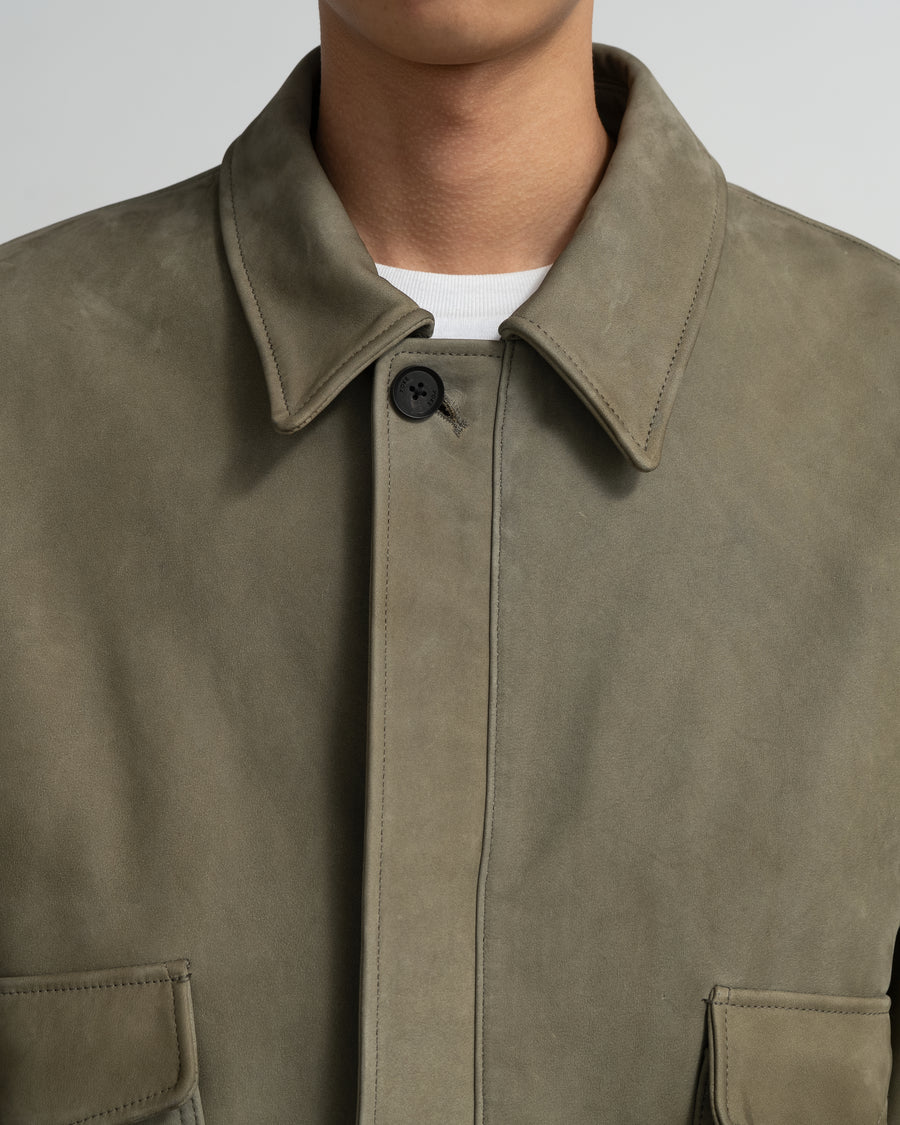 YOKE for Graphpaper COW NUBACK LEATHER BLOUSON