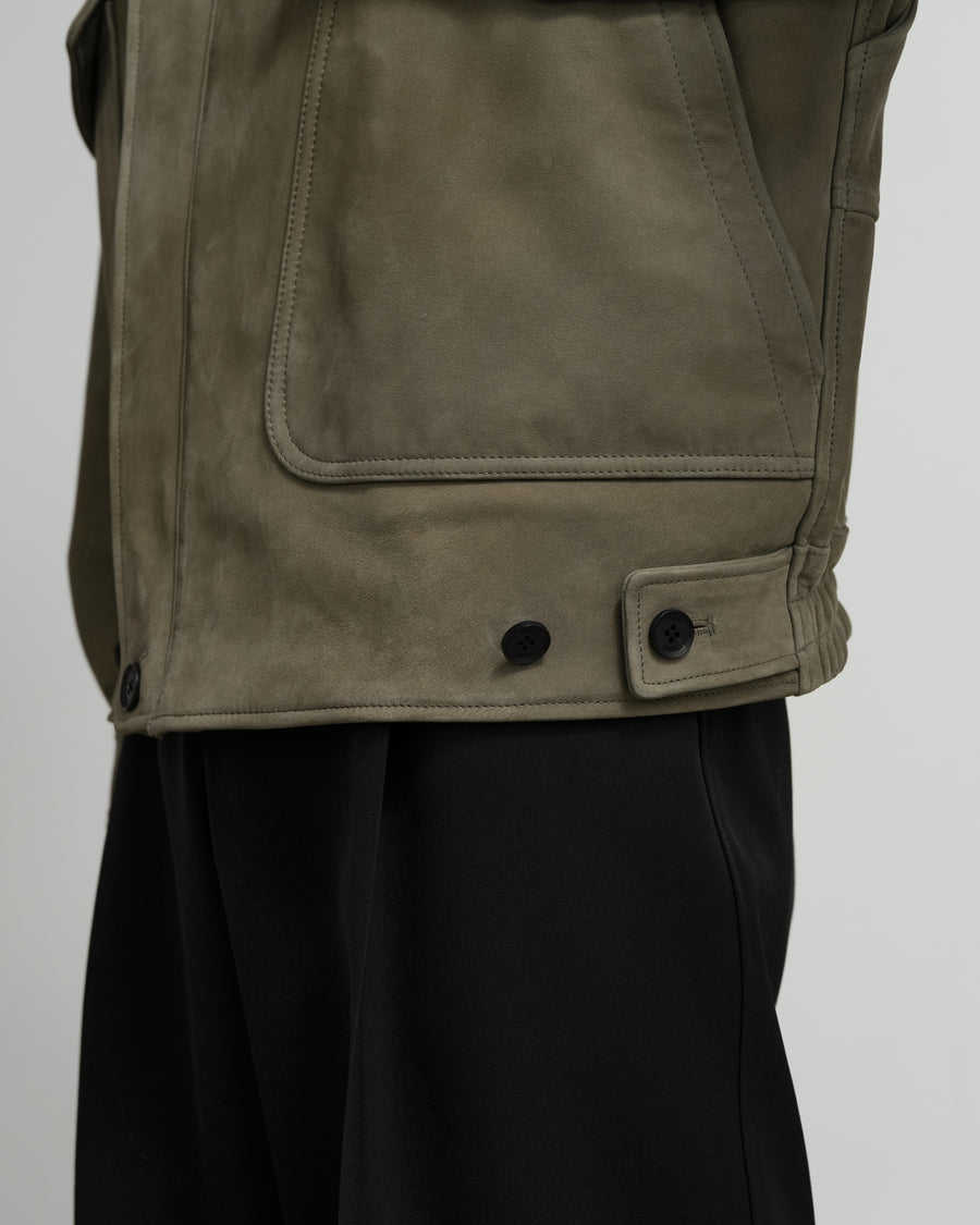 YOKE for Graphpaper COW NUBACK LEATHER BLOUSON