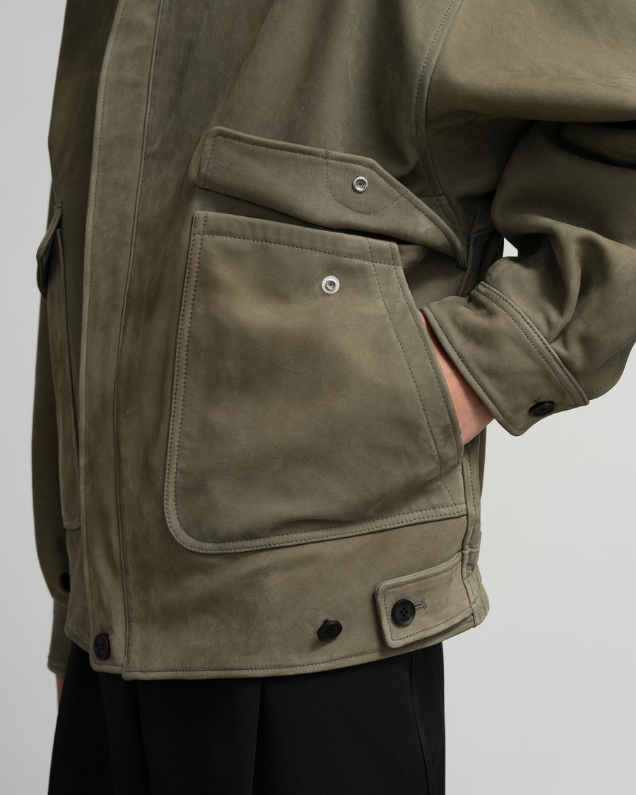 YOKE for Graphpaper COW NUBACK LEATHER BLOUSON