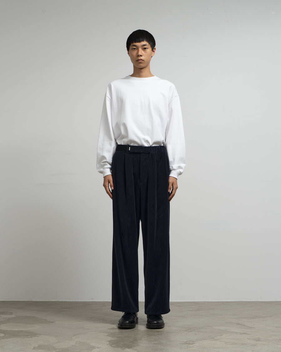 Soft Knit Corduroy Wide Chef Pants