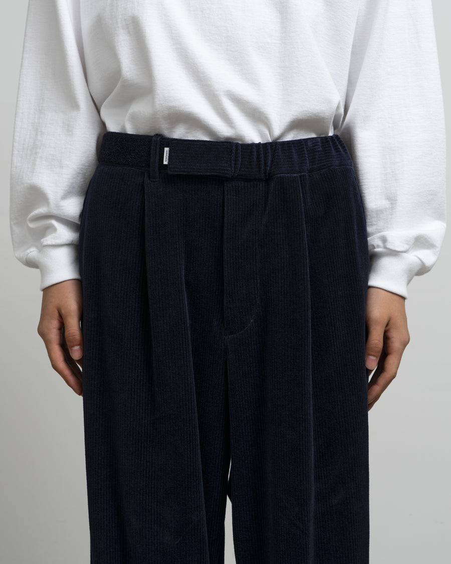 Soft Knit Corduroy Wide Chef Pants
