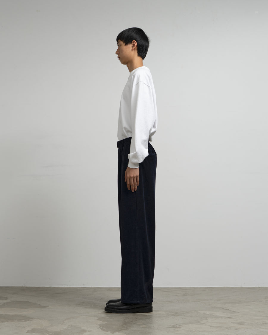Soft Knit Corduroy Wide Chef Pants