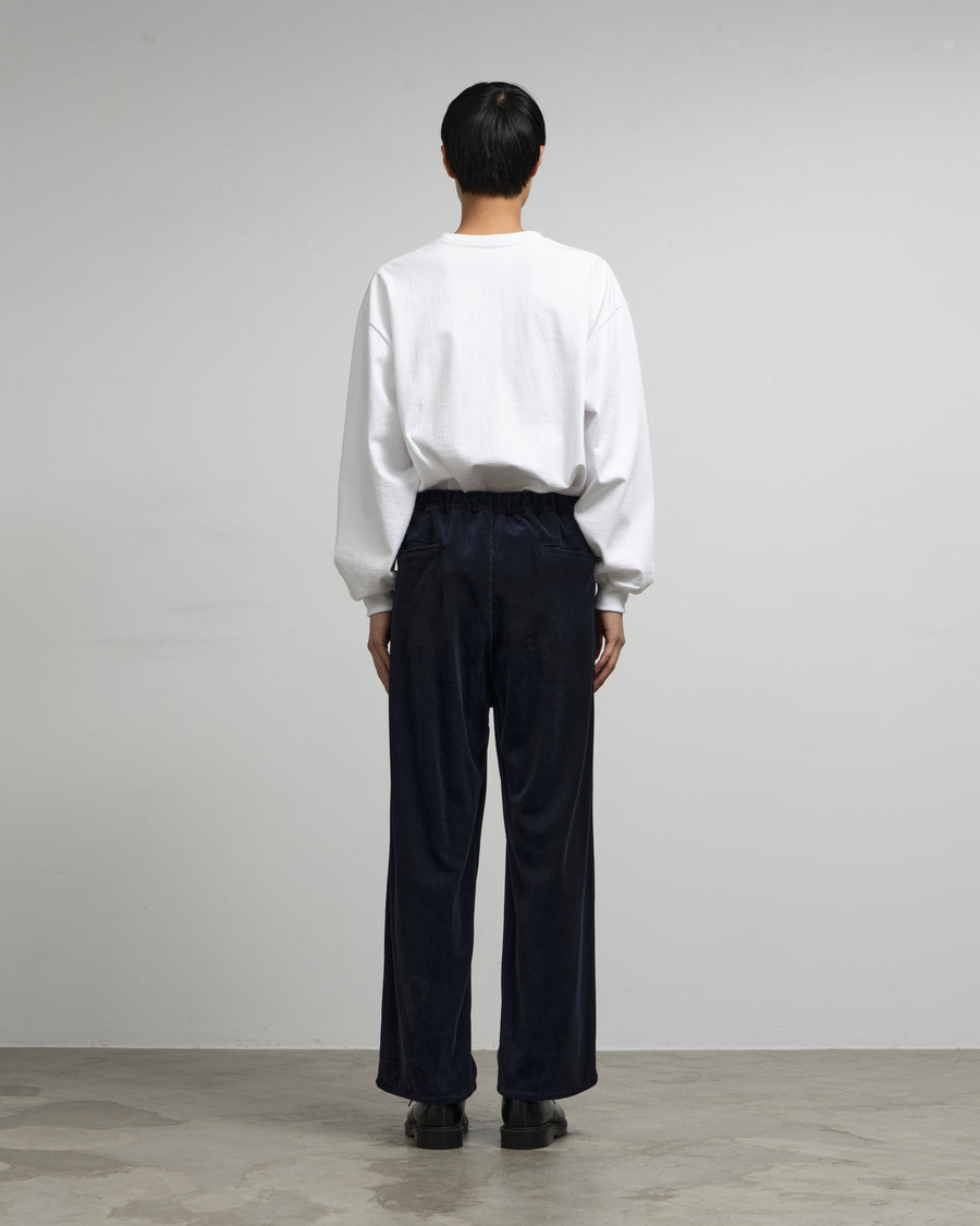 Soft Knit Corduroy Wide Chef Pants