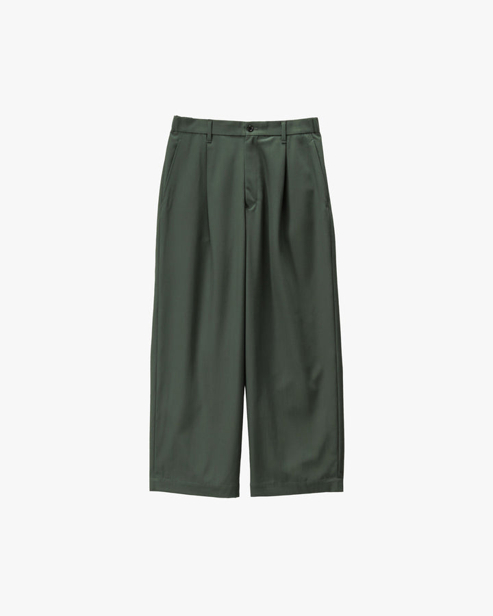 -SALE- Techno Wool Nylon Wide Tapered Trousers