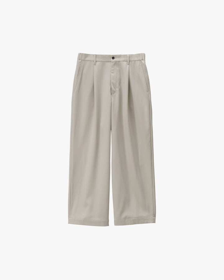 Techno Wool Nylon Wide Tapered Trousers