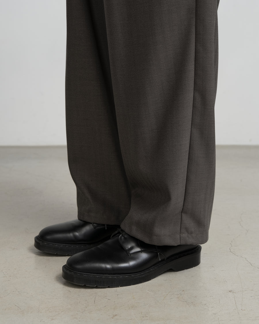 Melange Herringbone Stripe Chef Track Pants