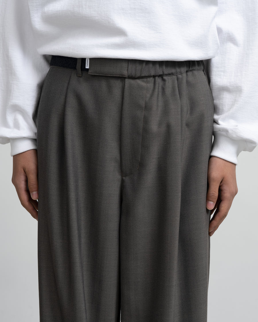 Melange Herringbone Stripe Chef Track Pants