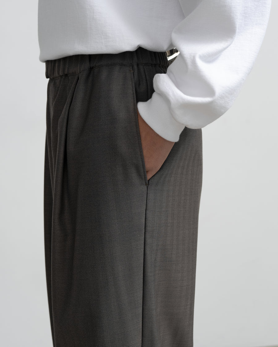 Melange Herringbone Stripe Chef Track Pants