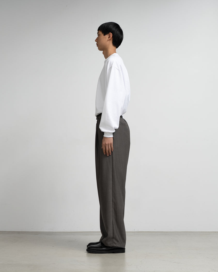 Melange Herringbone Stripe Chef Track Pants
