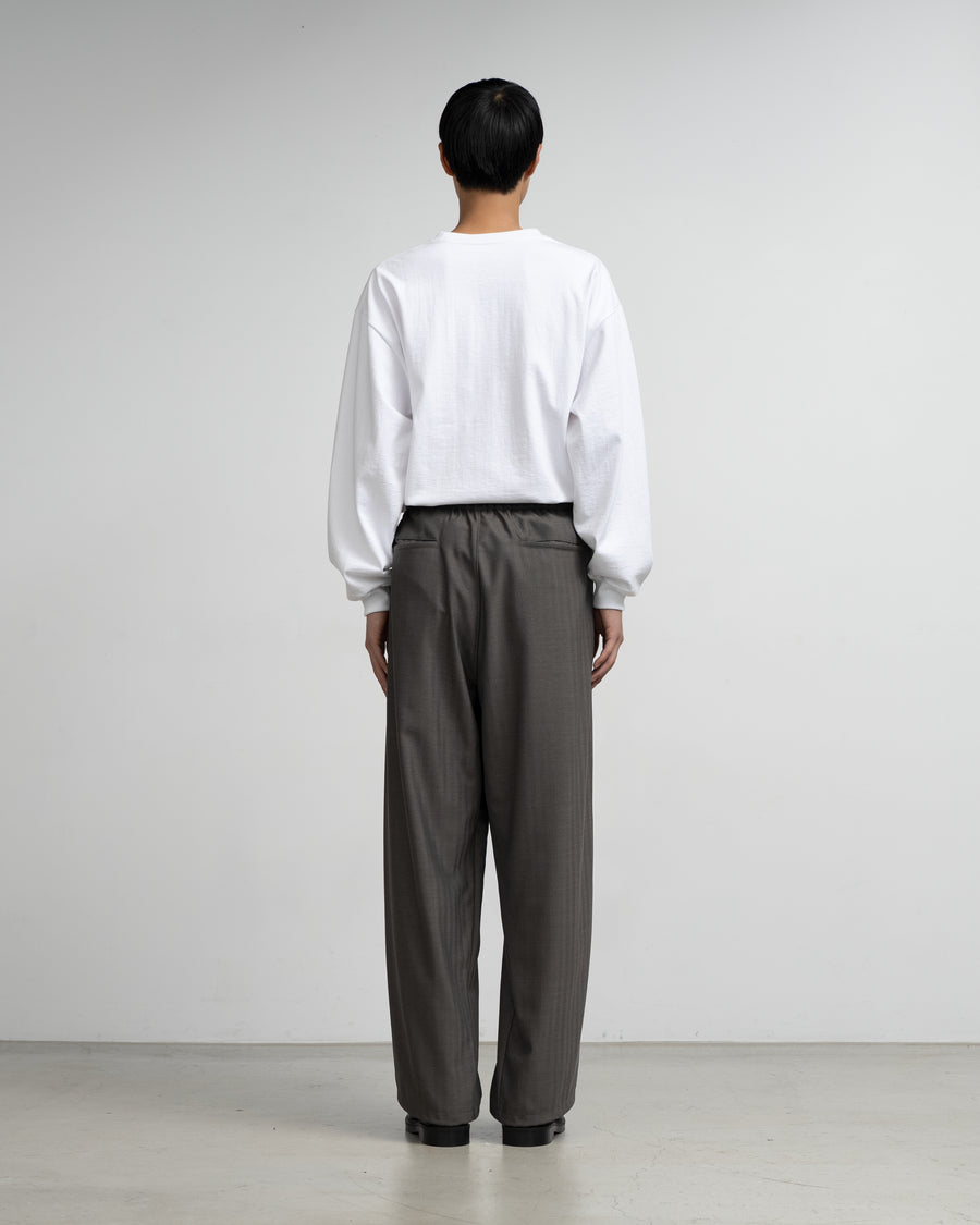Melange Herringbone Stripe Chef Track Pants