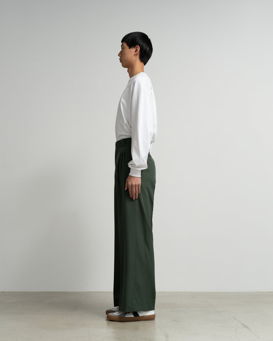 YOKE for Graphpaper 3PLEATED WIDE TROUSERS
