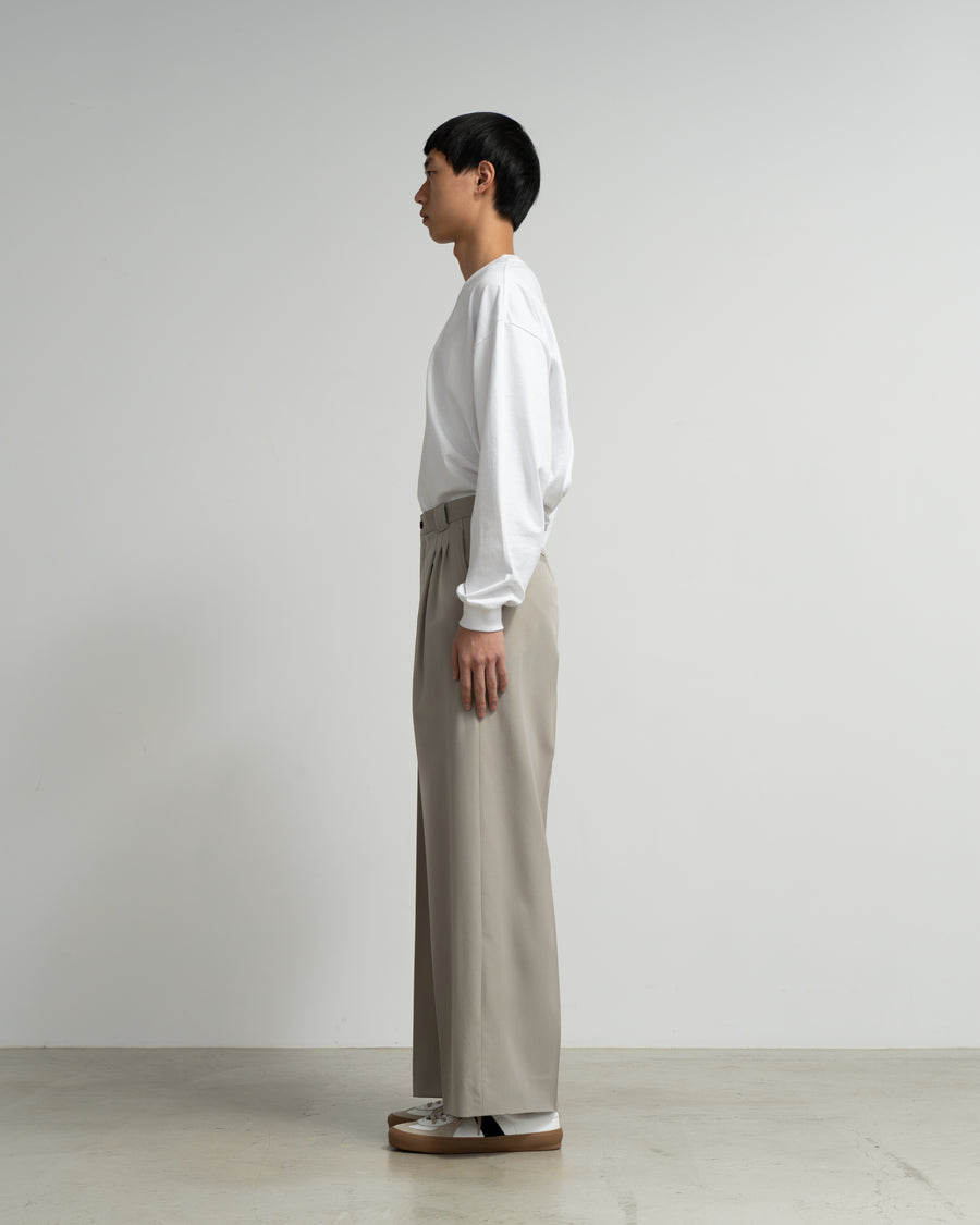 YOKE for Graphpaper 3PLEATED WIDE TROUSERS