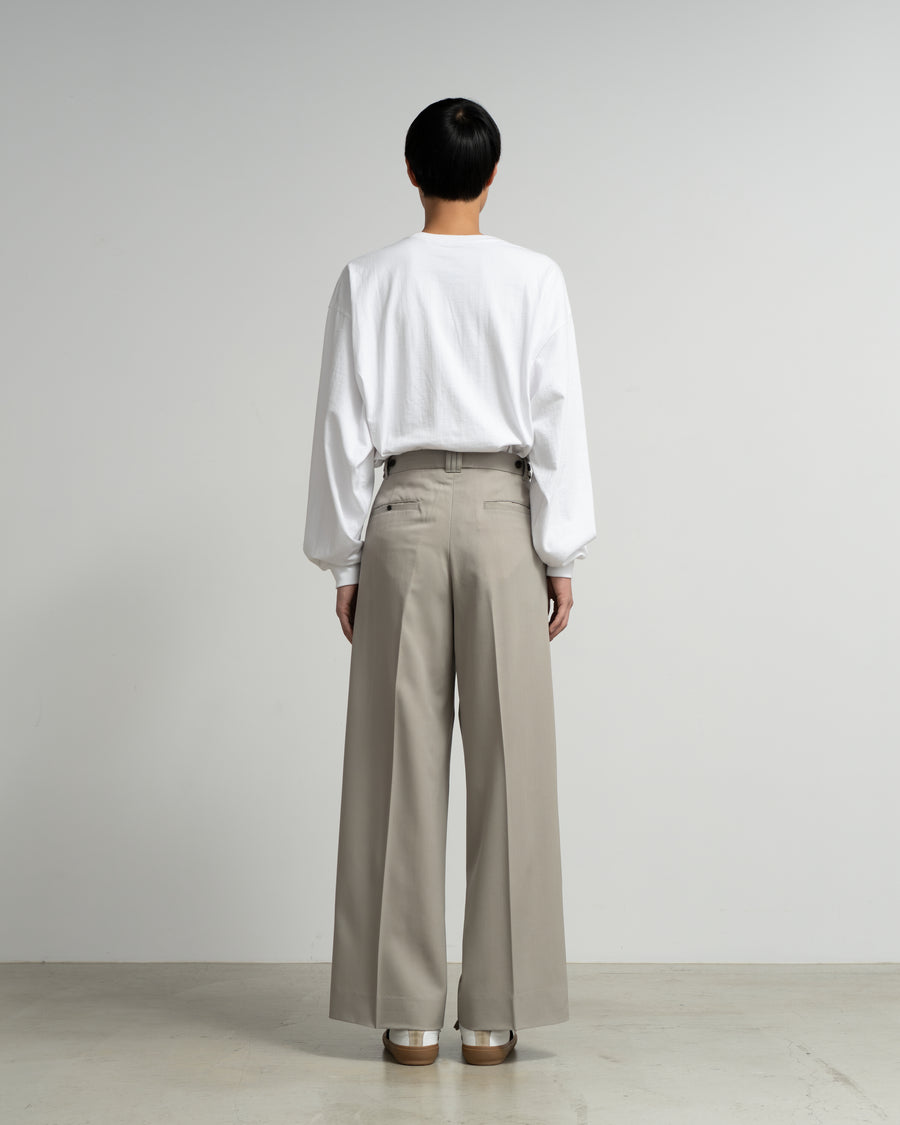 YOKE for Graphpaper 3PLEATED WIDE TROUSERS