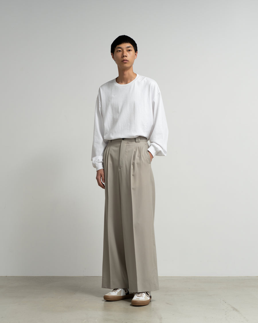 YOKE for Graphpaper 3PLEATED WIDE TROUSERS