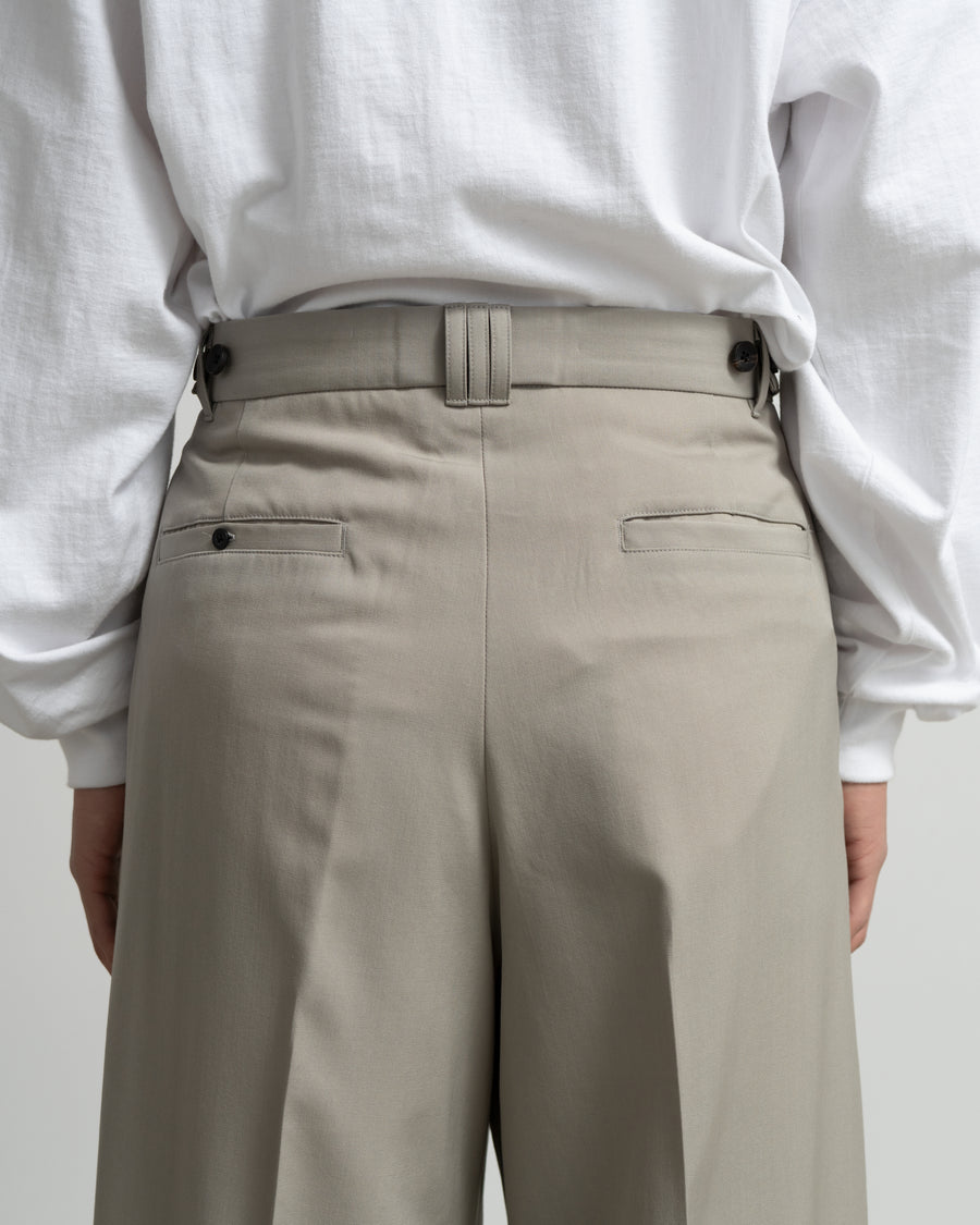 YOKE for Graphpaper 3PLEATED WIDE TROUSERS