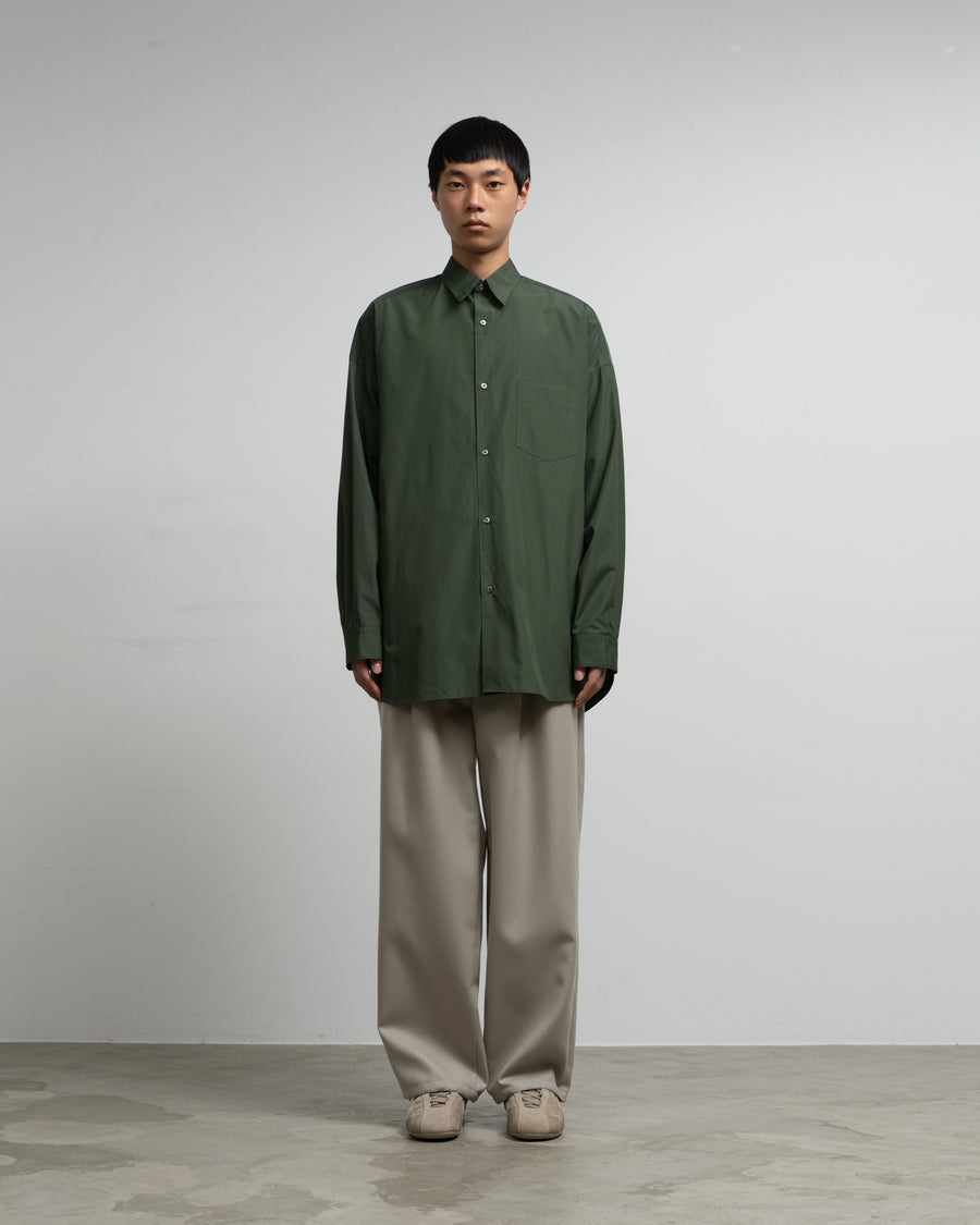 ALUMO for GP L/S Oversized Regular Collar Shirt