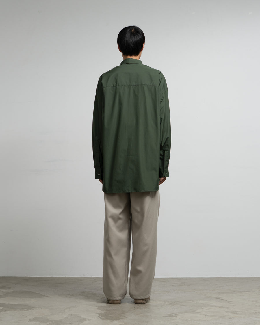 ALUMO for GP L/S Oversized Regular Collar Shirt