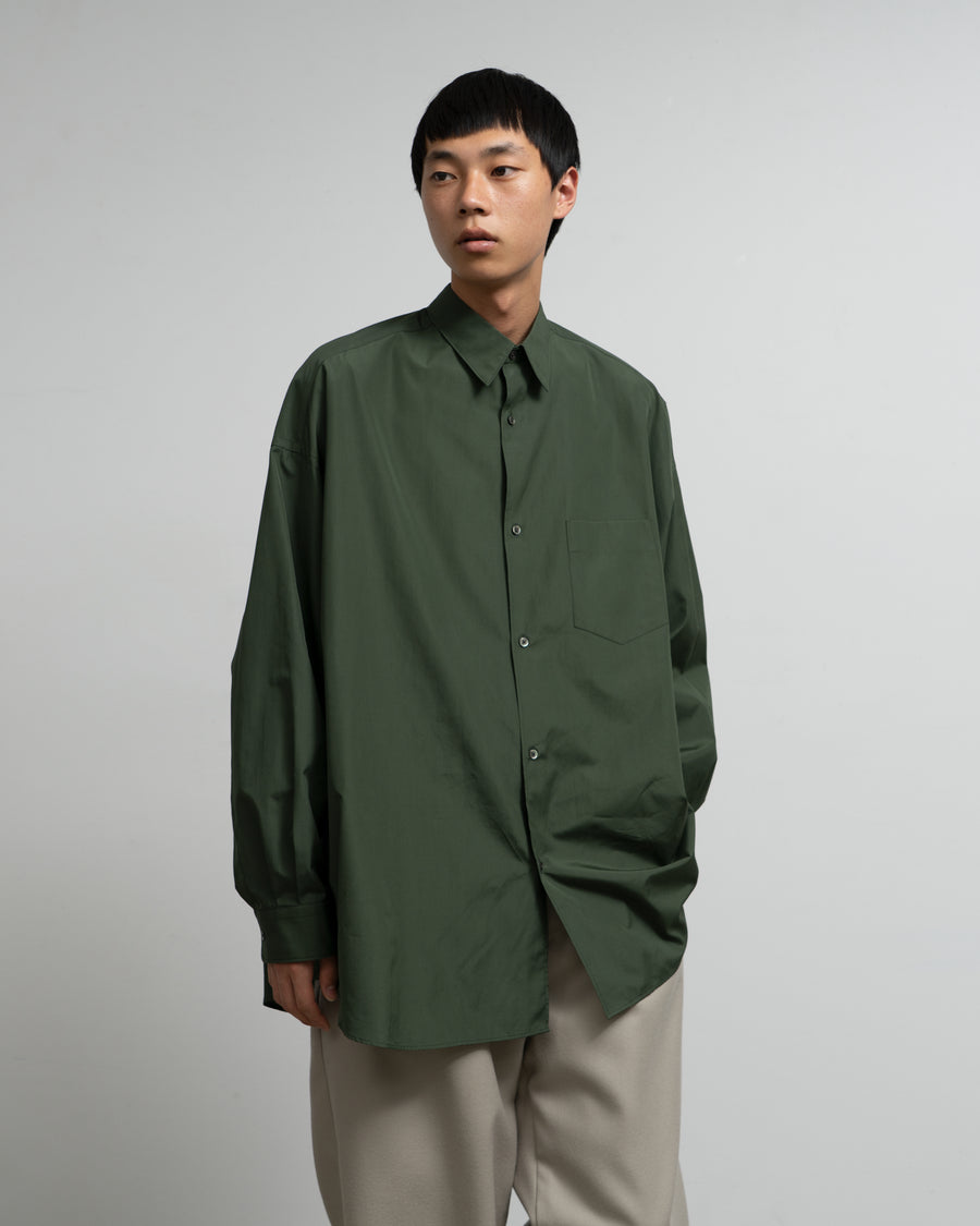 ALUMO for GP L/S Oversized Regular Collar Shirt