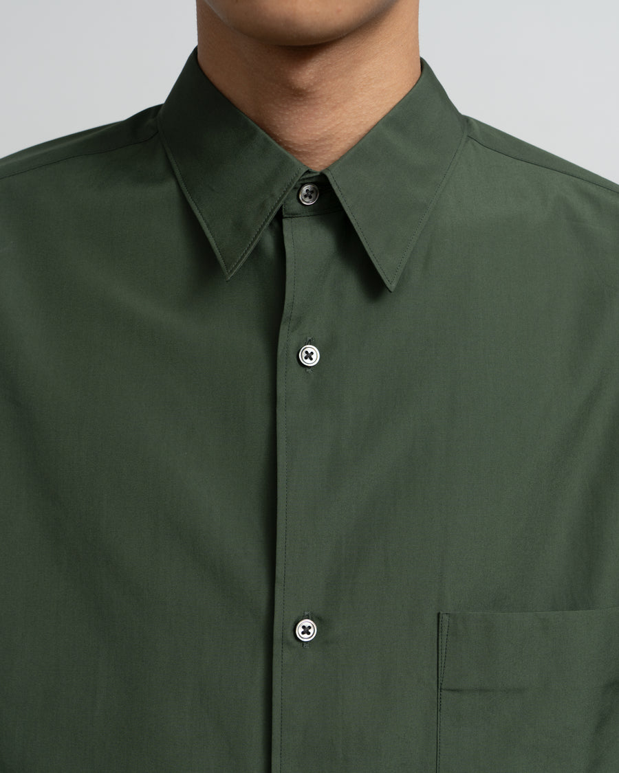 ALUMO for GP L/S Oversized Regular Collar Shirt