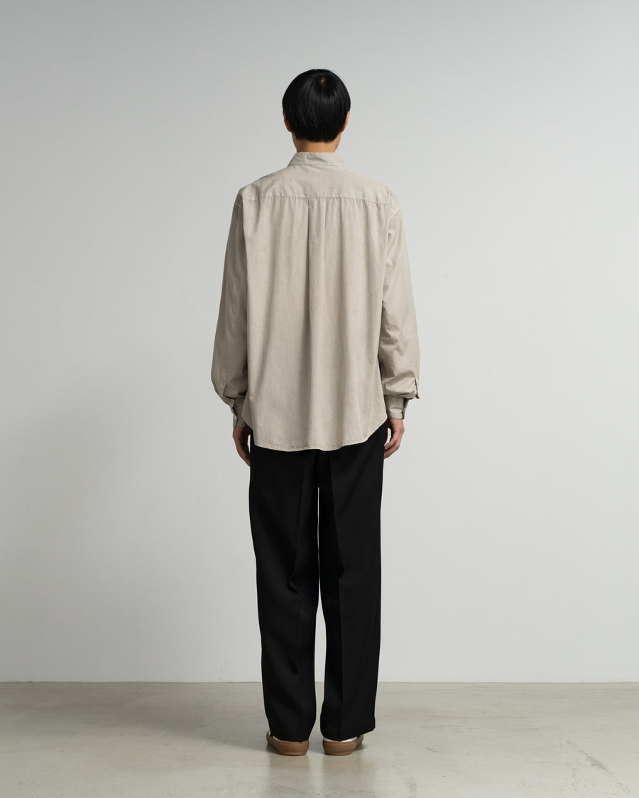GRAPHPAPER シャツ AURALEE YOKE stein ATON YOKE for Graphpaper PIGMENT DYED REGULAR SHIRT