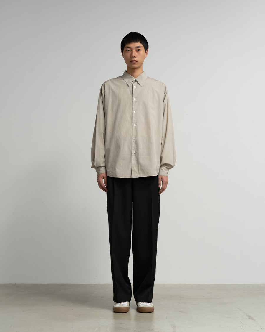 YOKE for Graphpaper EMBROIDERED ロングTシャツ 心地良い着心地と色に包まれる。グラフペーパーとヨークがコラボした