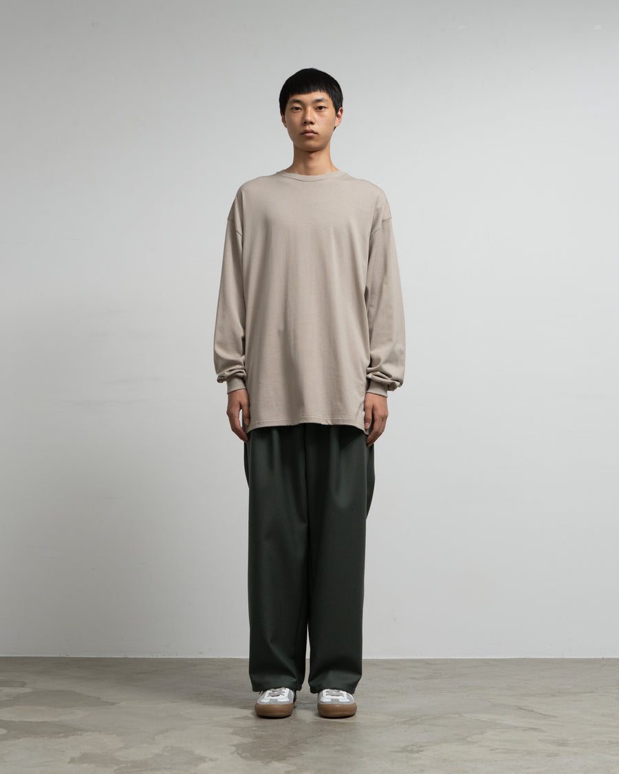 Tri Spun Cotton L/S Oversized Tee