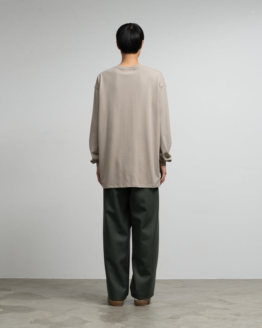 Tri Spun Cotton L/S Oversized Tee