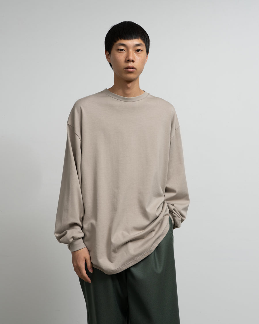 Tri Spun Cotton L/S Oversized Tee