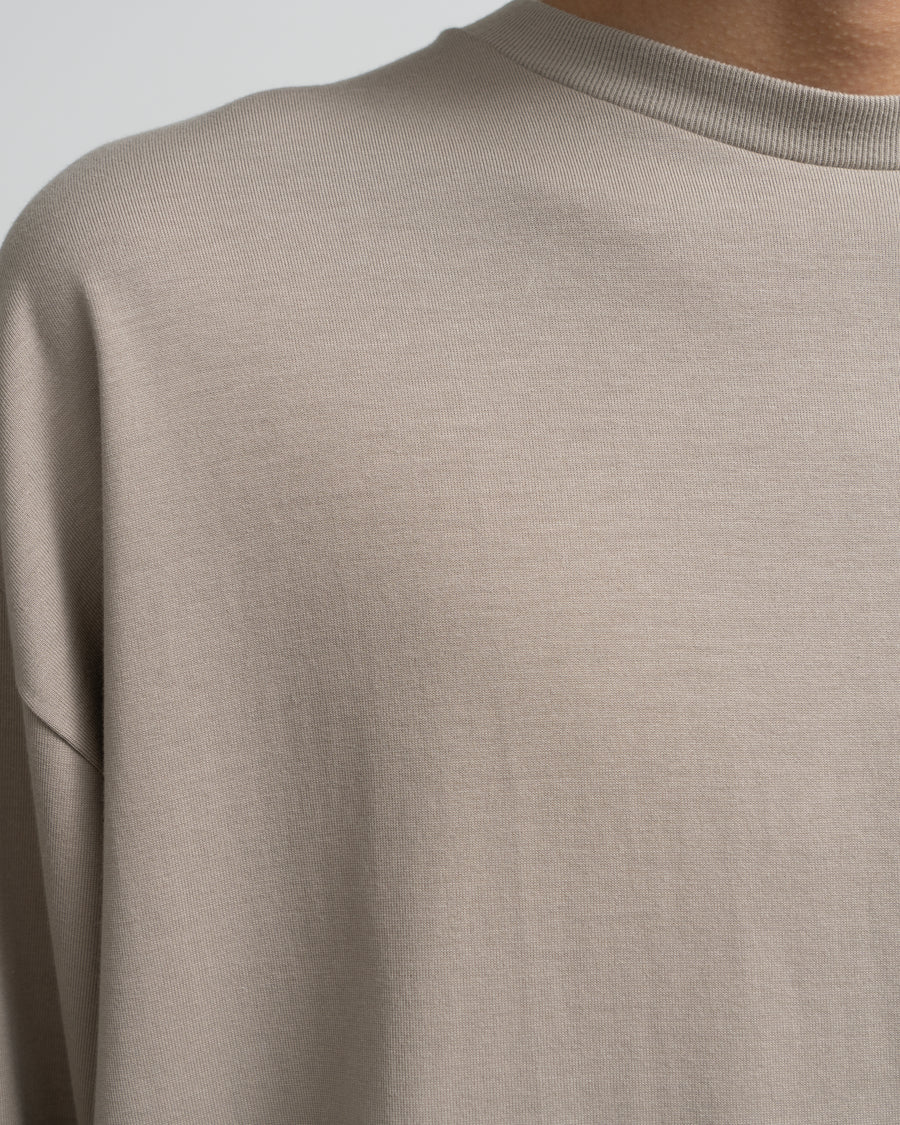 Tri Spun Cotton L/S Oversized Tee