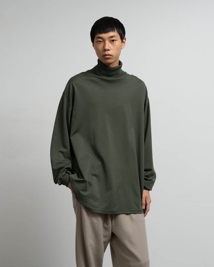 Brushed Mockrody High Neck L/S Tee