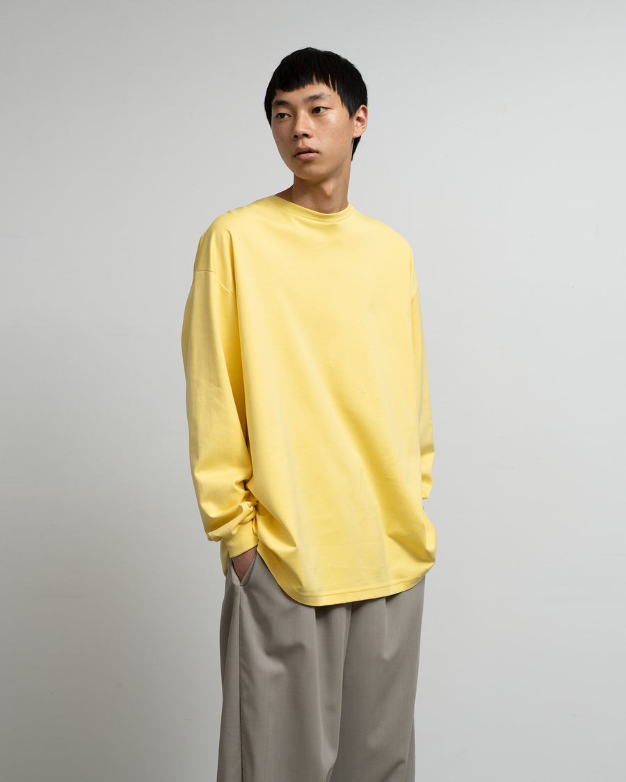 Brushed Mockrody Crew Neck L/S Tee