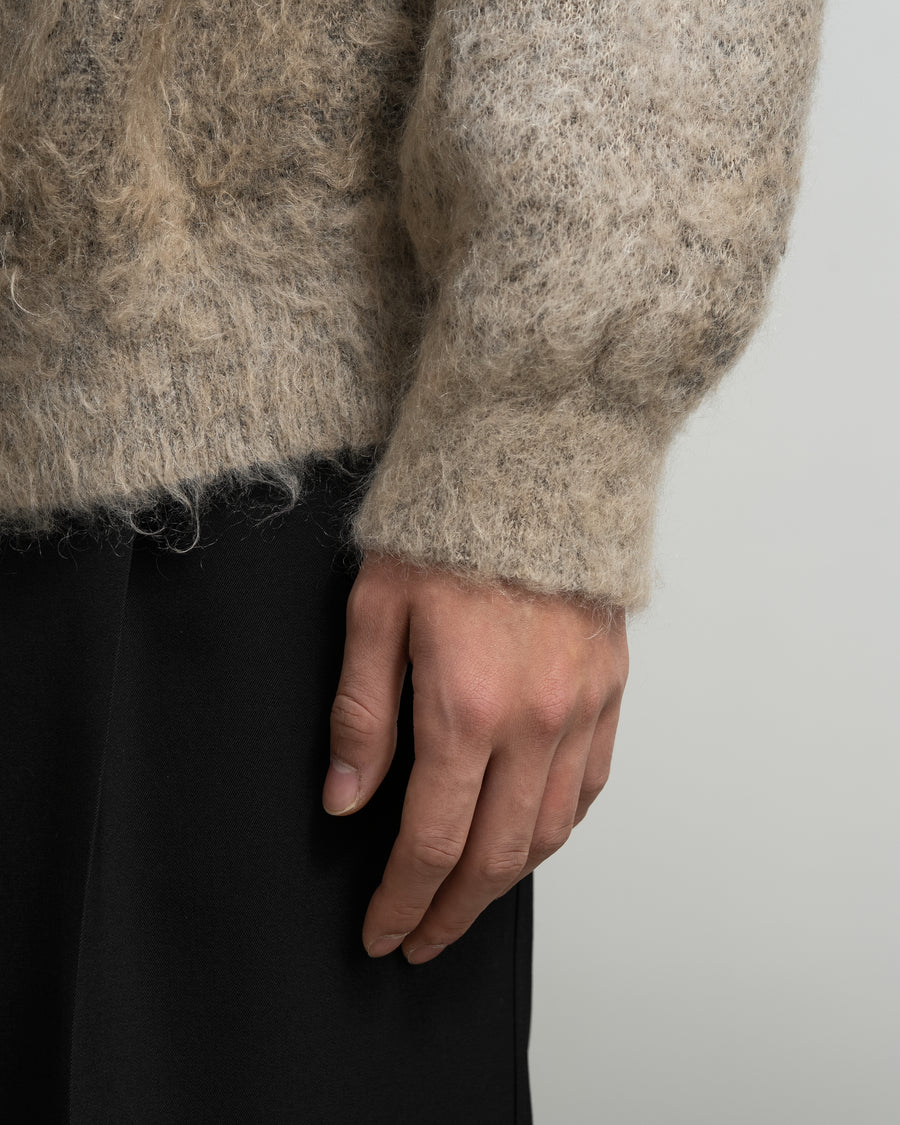 YOKE for Graphpaper ABSTRACT JACQUARD CREWNECK SWEATER