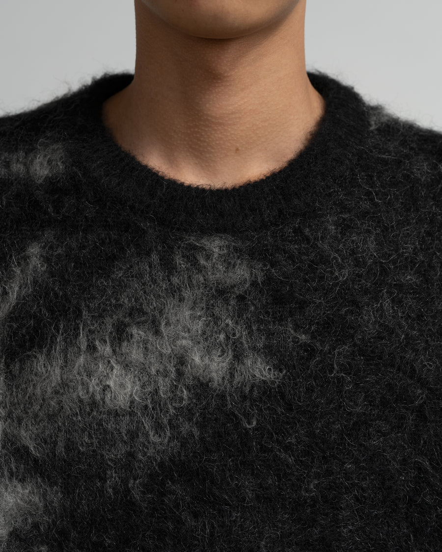 YOKE for Graphpaper ABSTRACT JACQUARD CREWNECK SWEATER