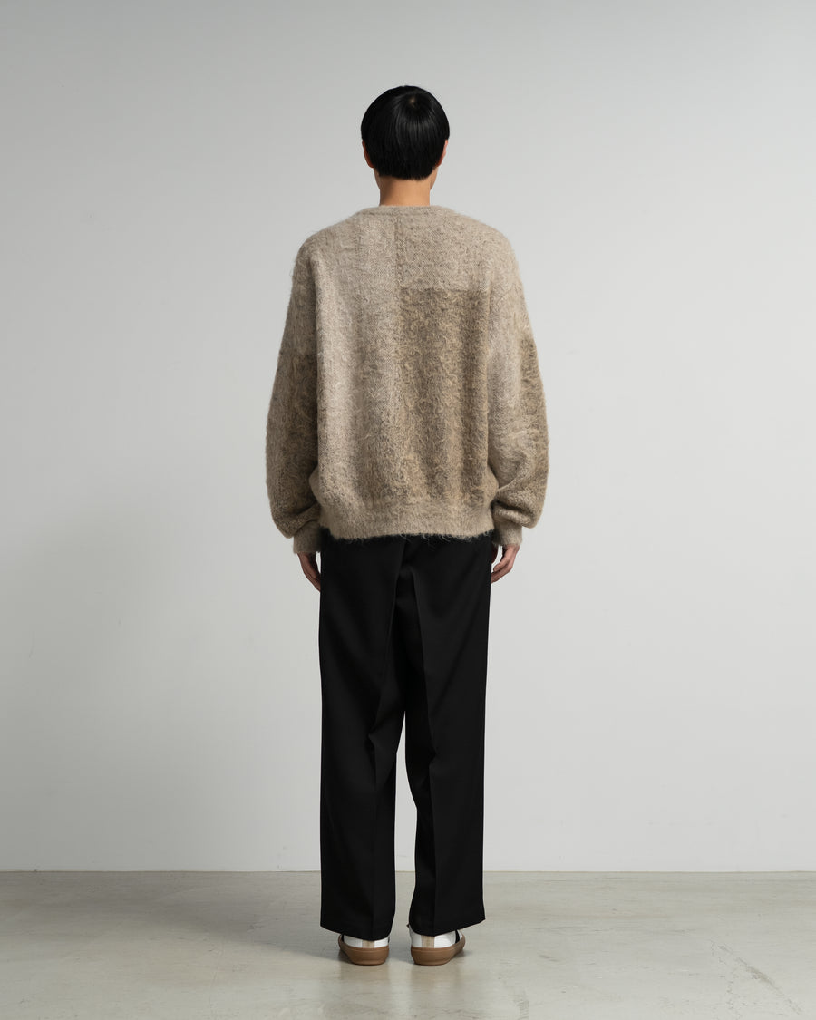 YOKE for Graphpaper ABSTRACT JACQUARD CREWNECK SWEATER