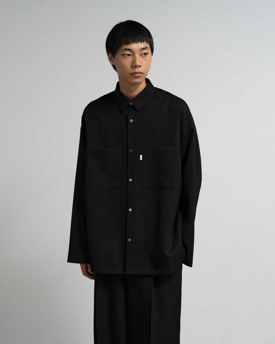 graph paper dress shirt Oxford S/S Oversized B.D Shirt Graphpaper