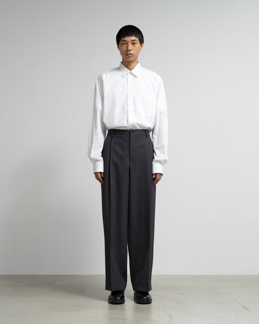 Scale Off Wool Wide Slacks