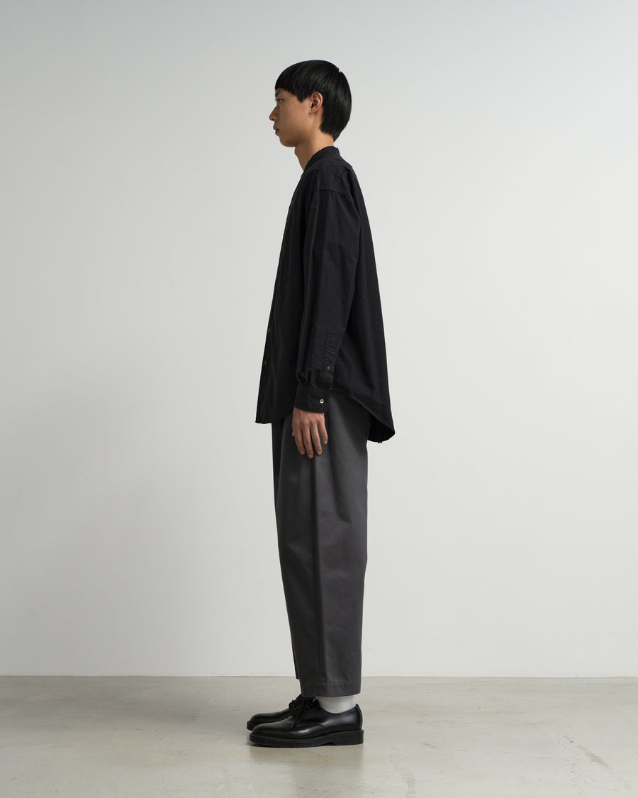 Oxford L/S Band Collar Box Shirt – Graphpaper