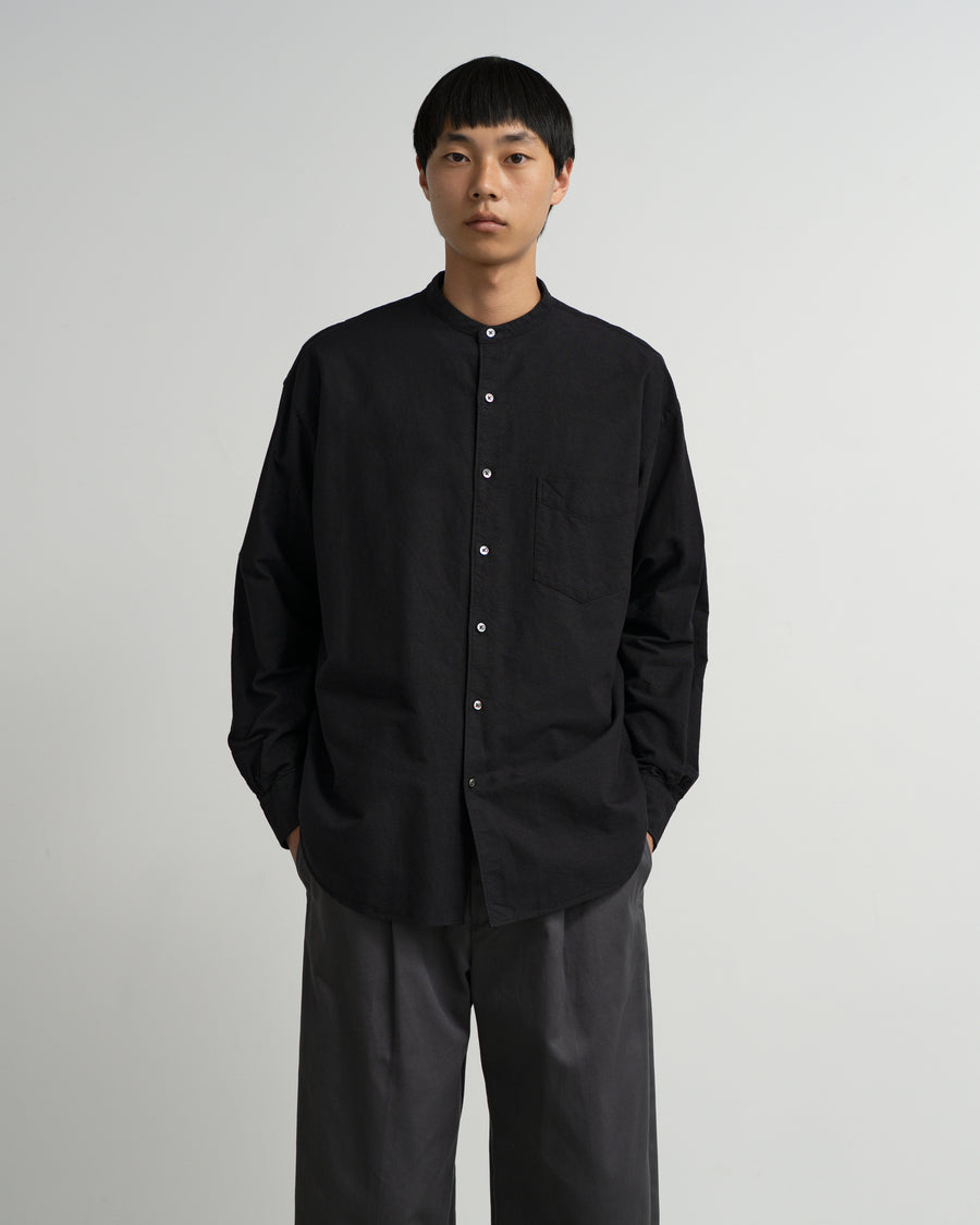 Oxford L/S Band Collar Box Shirt – Graphpaper
