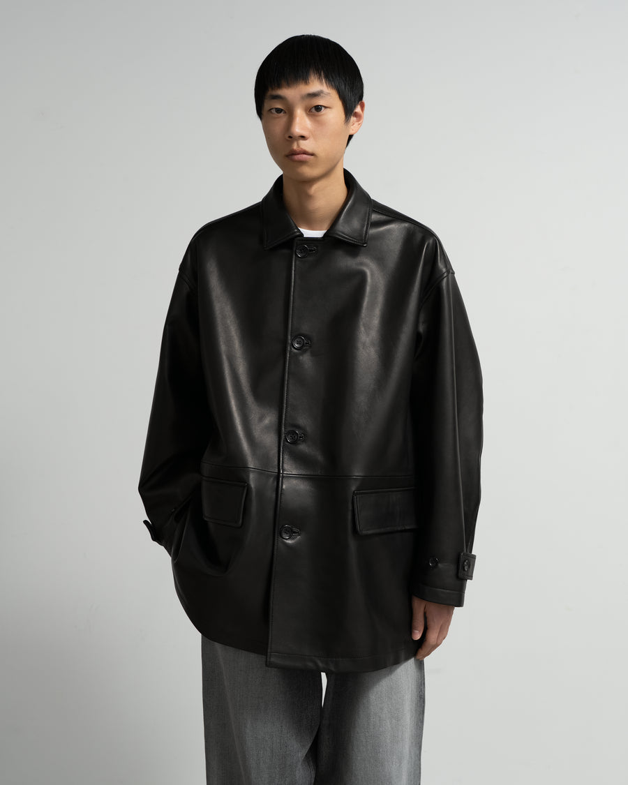 Lamb Leather Car Coat – Graphpaper