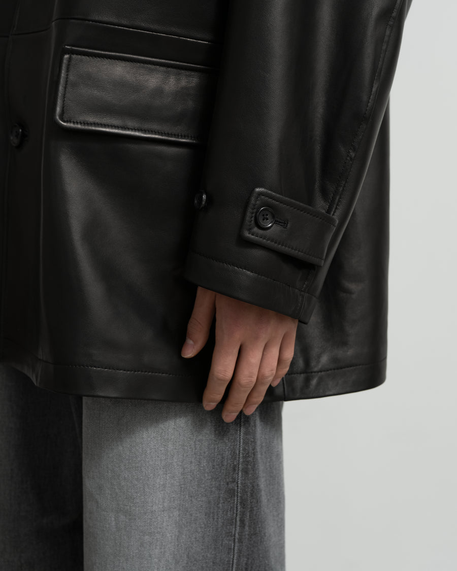 Lamb Leather Car Coat – Graphpaper