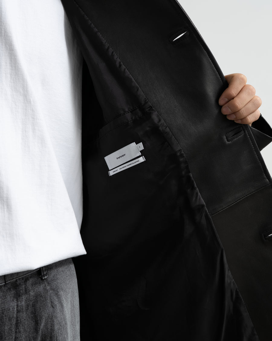 Lamb Leather Car Coat – Graphpaper