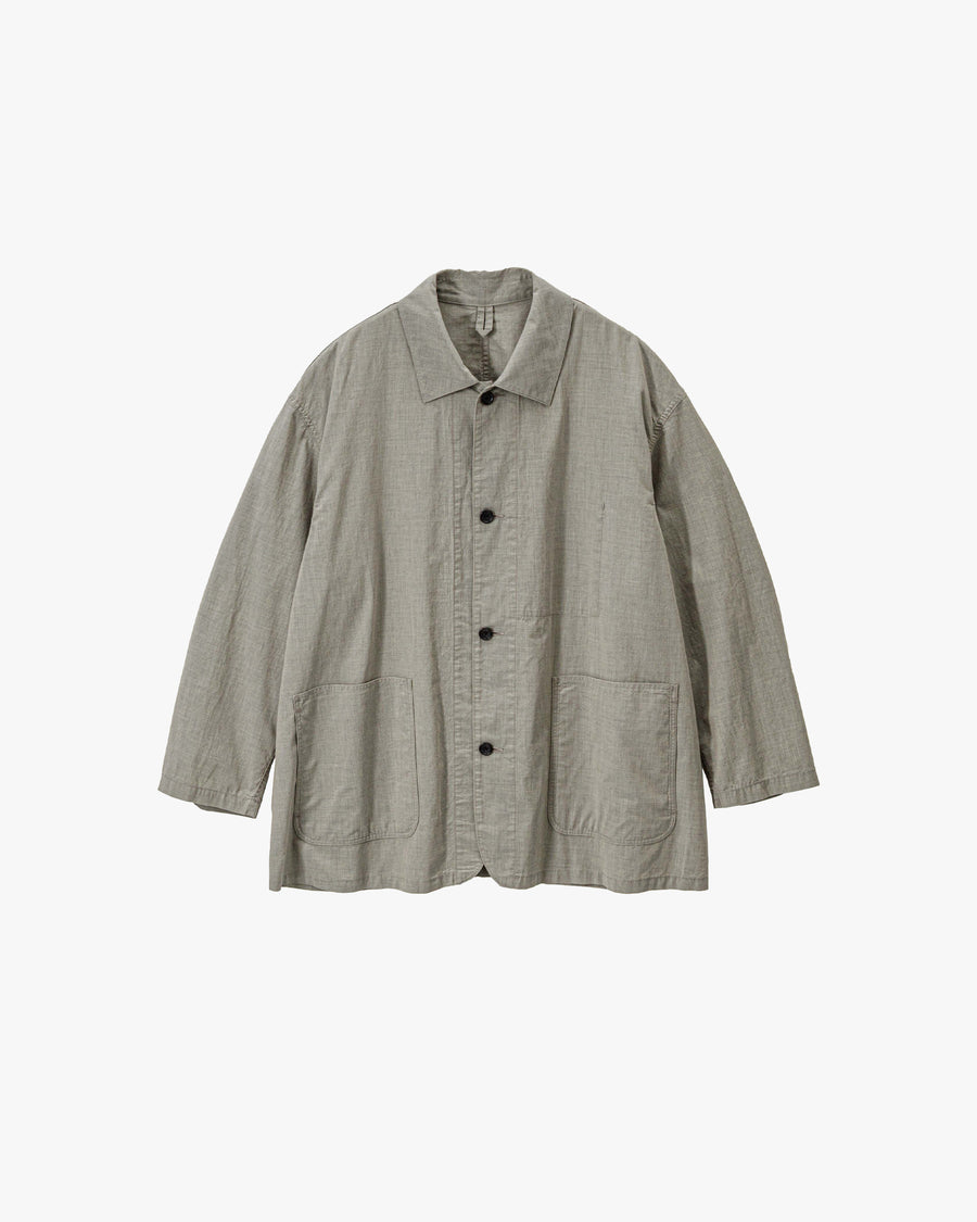 グラフペーパー コットン ウール ポプリン オーバーサイズ カバーオール 1 Cotton Wool Poplin Oversized Coverall – Graphpaper