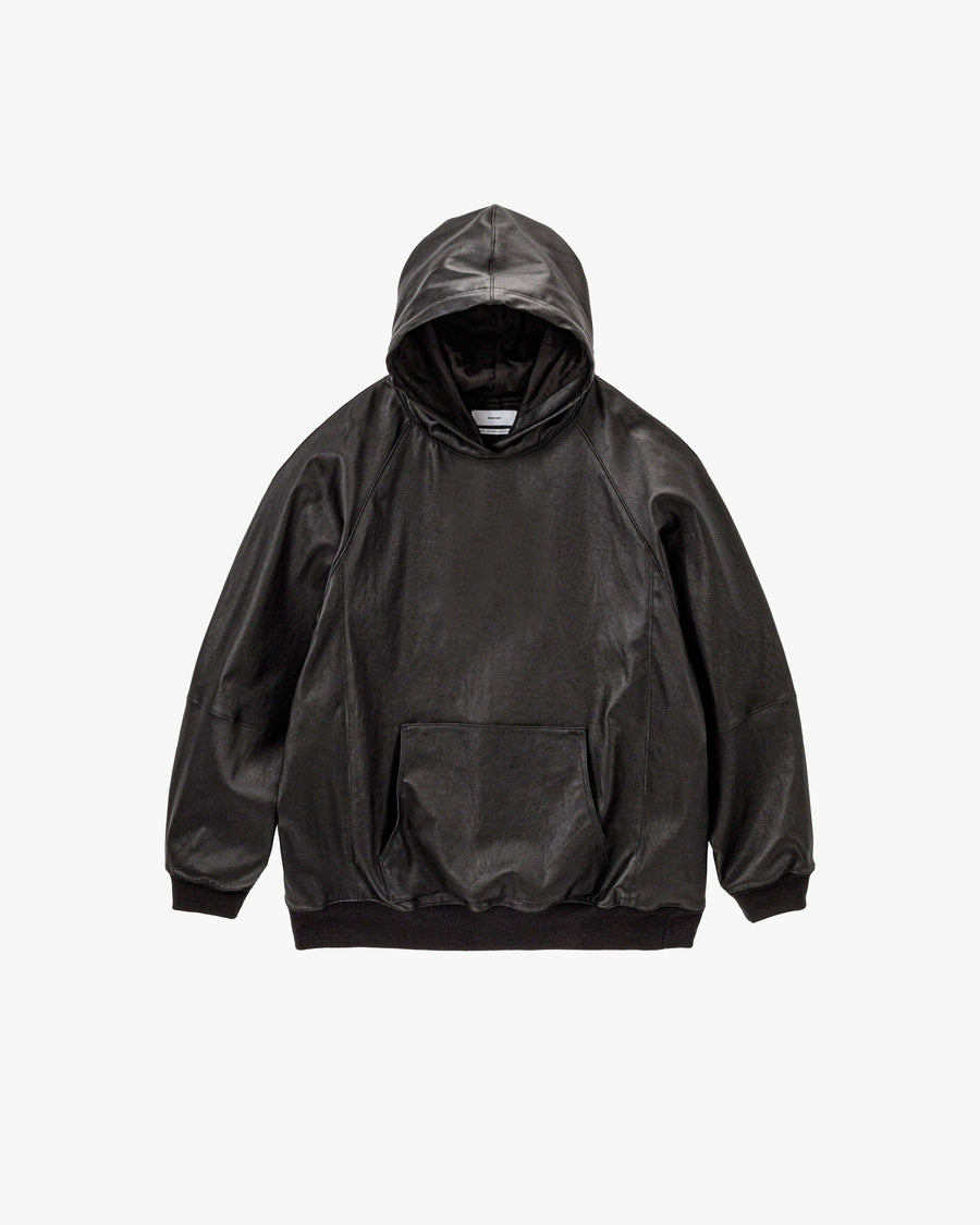 SALE- Bonded Leather Hooded Pullover – Graphpaper